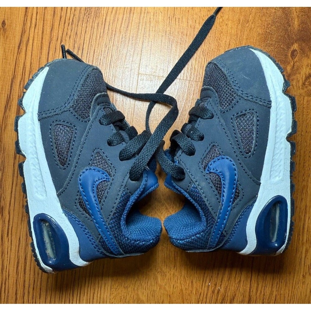 NIKE Air Max IVO(TD) 579997441 Infant‎ Baby Sz 4C Obsidian/Coastal Blue